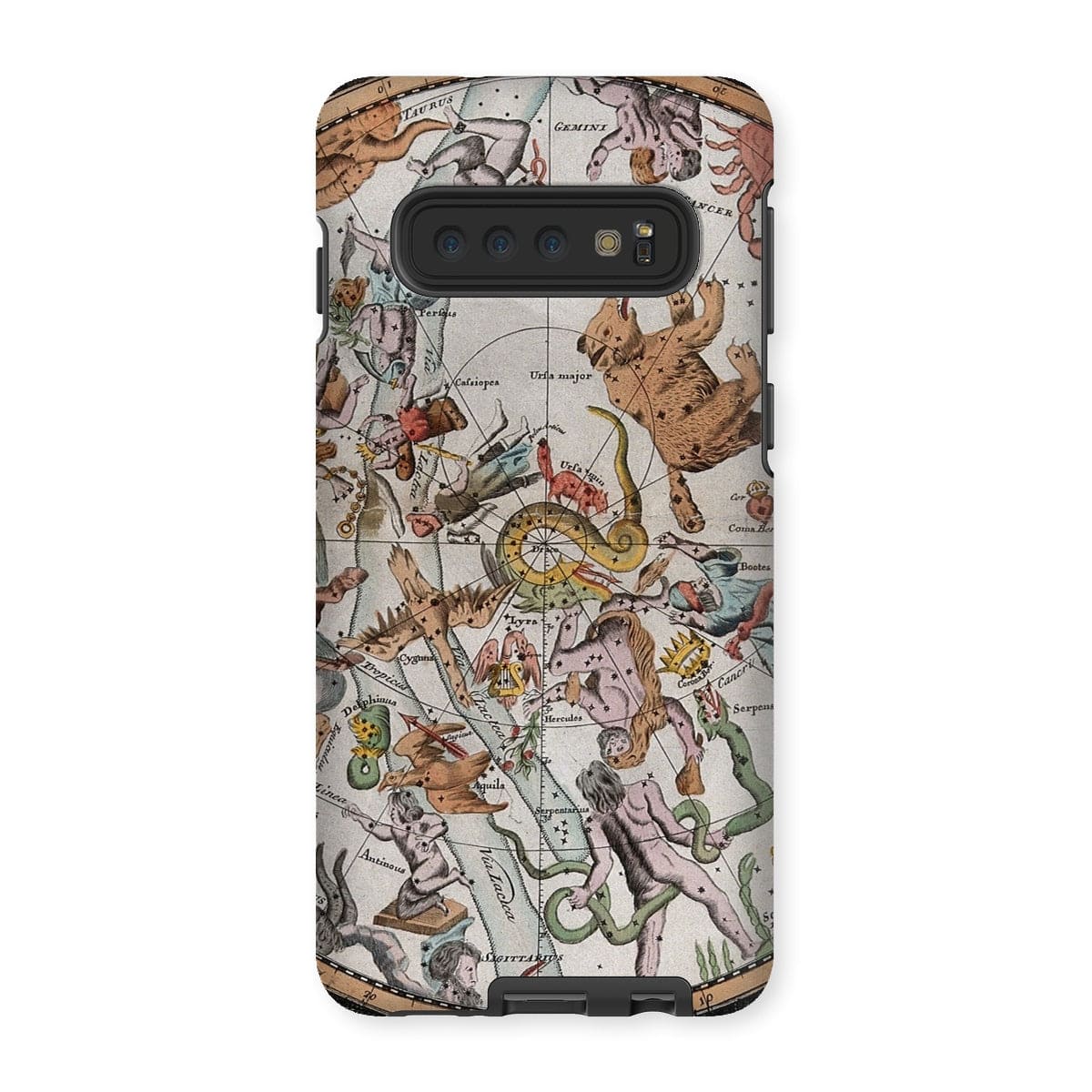 Casezest Mobile Phone Case for Samsung Galaxy S10 / Gloss Old Constellation Map Design