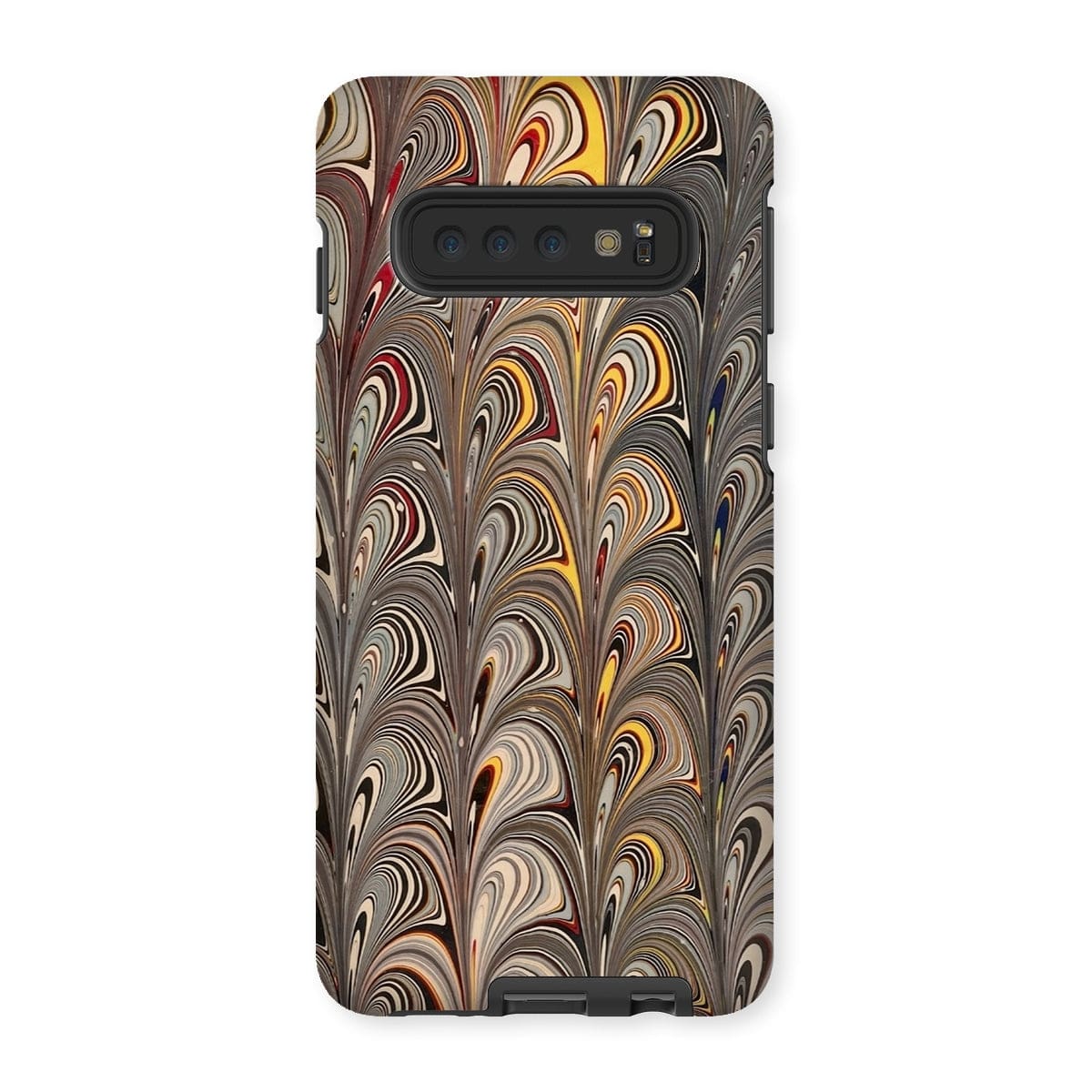 Casezest Mobile Phone Case for Samsung Galaxy S10 / Gloss Peacock Marble Design