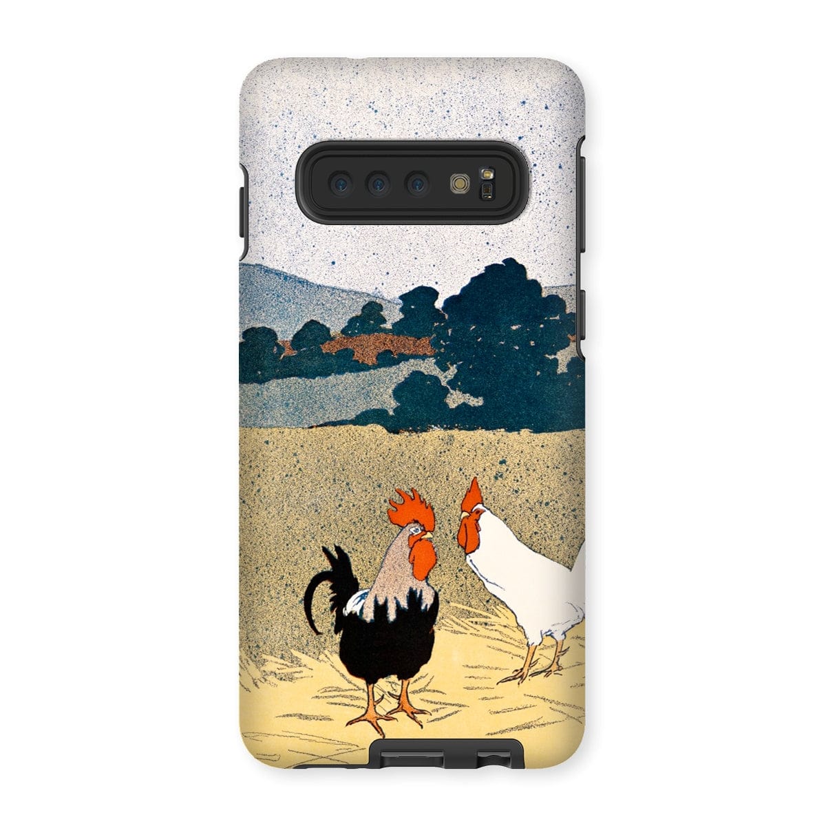 Casezest Mobile Phone Case for Samsung Galaxy S10 / Gloss Penfield Roosters Design