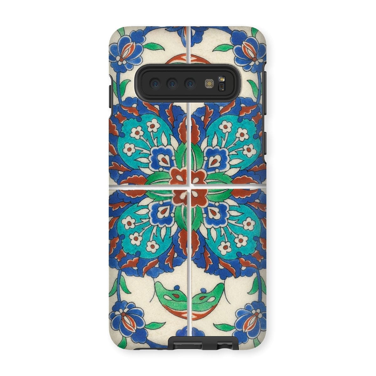 Casezest Mobile Phone Case for Samsung Galaxy S10 / Gloss Persian Style Tile Design