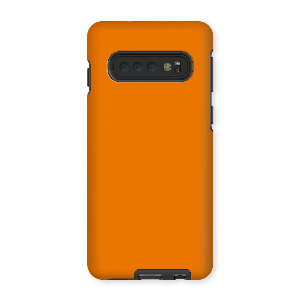 Casezest Mobile Phone Case for Samsung Galaxy S10 / Gloss Pure Orange Design