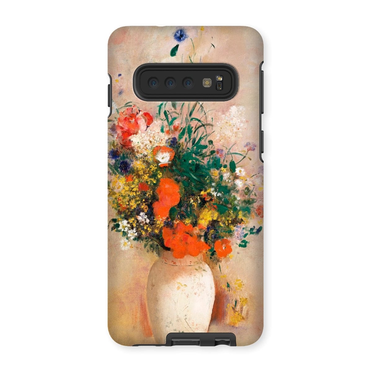 Casezest Mobile Phone Case for Samsung Galaxy S10 / Gloss Redon Vase of Flowers Design