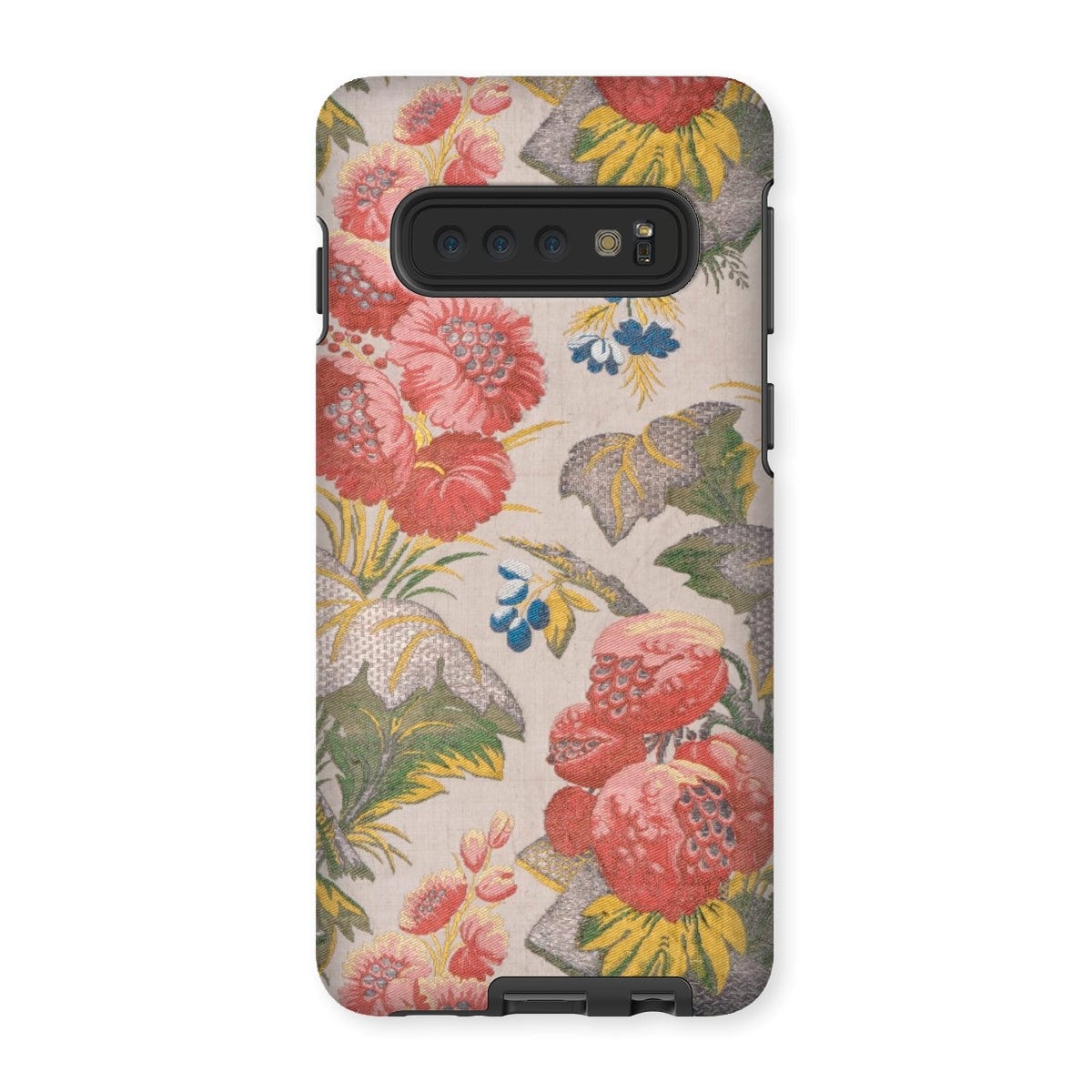 Casezest Mobile Phone Case for Samsung Galaxy S10 / Gloss Revel Floral Textile Design