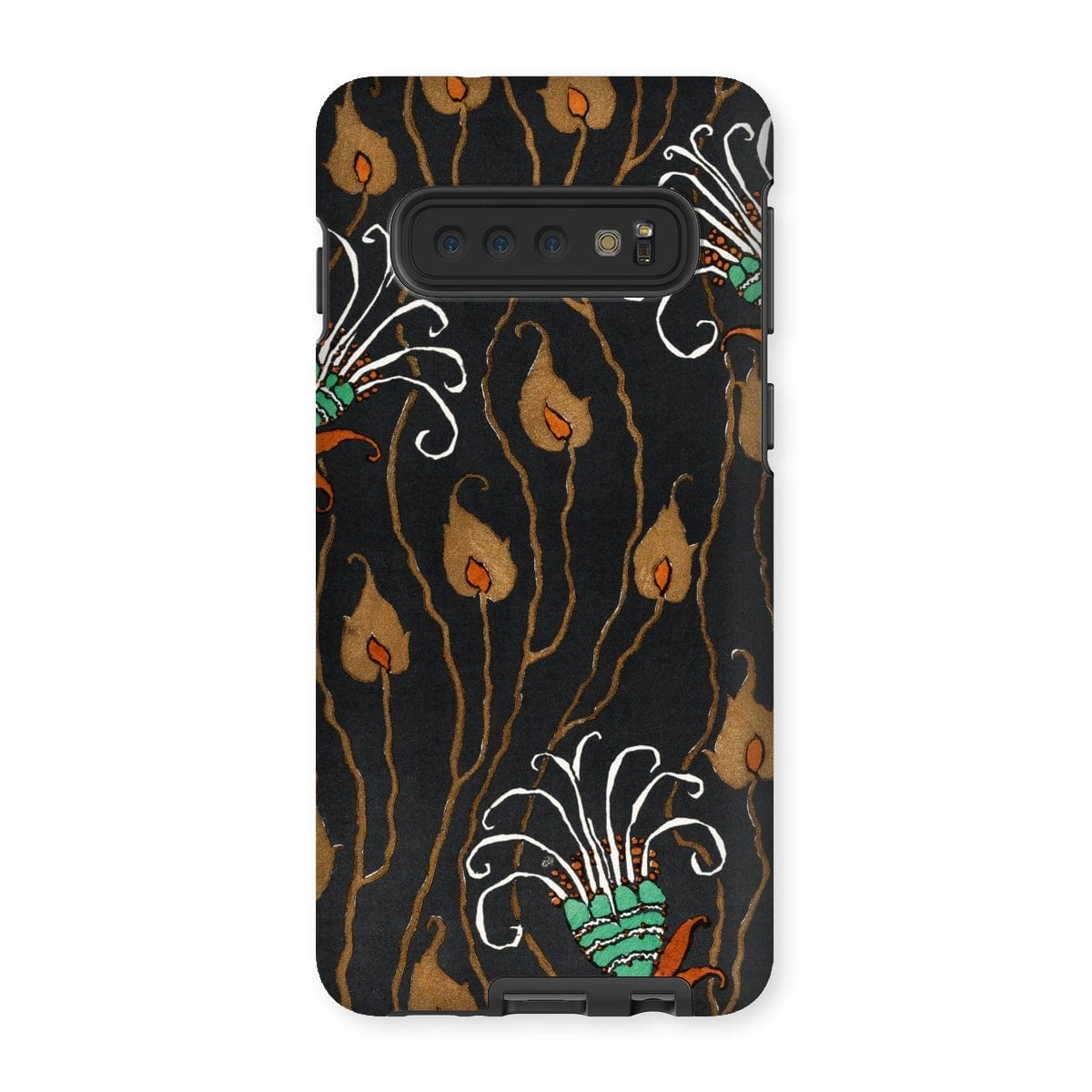 Casezest Mobile Phone Case for Samsung Galaxy S10 / Gloss Séguy Dark Deco Flower Design