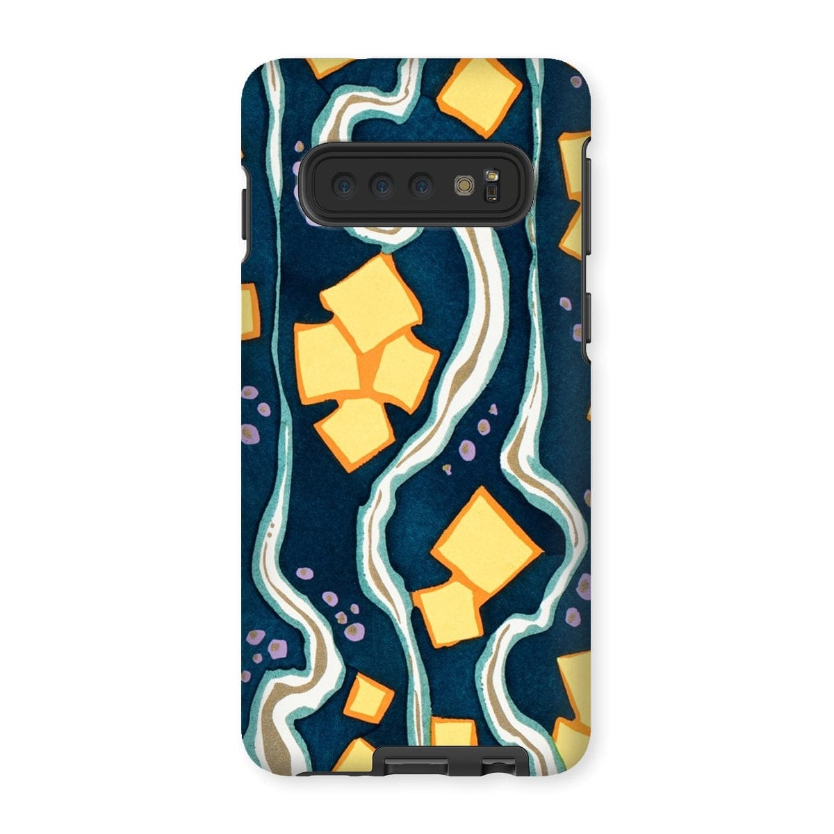 Casezest Mobile Phone Case for Samsung Galaxy S10 / Gloss Séguy Deco Border Design