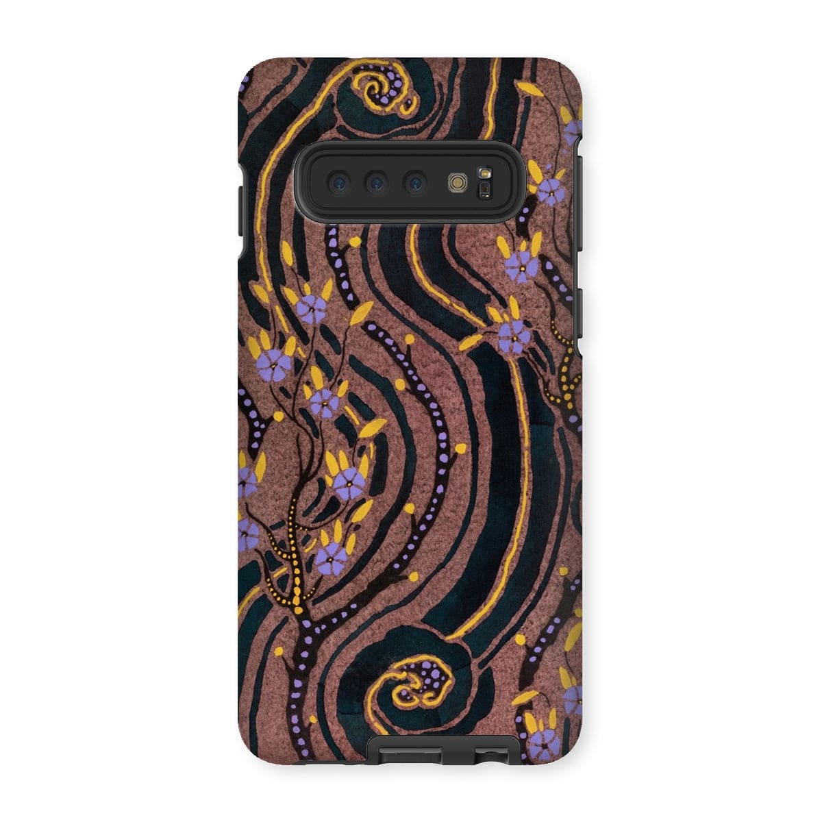 Casezest Mobile Phone Case for Samsung Galaxy S10 / Gloss Séguy Deco Flower Design