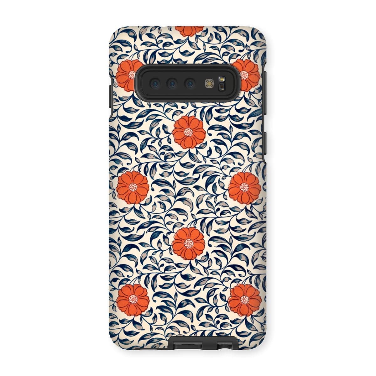 Casezest Mobile Phone Case for Samsung Galaxy S10 / Gloss Simple Chinese Ornamental Design