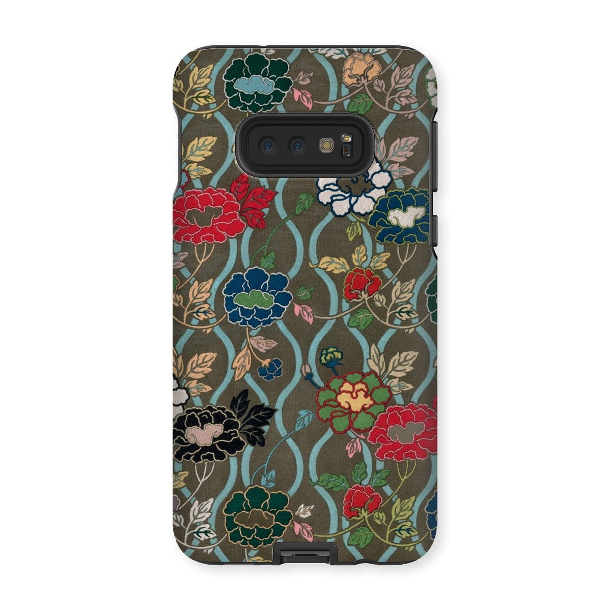 Casezest Mobile Phone Case for Samsung Galaxy S10E / Gloss Audsley Japanese Flower Wall Design