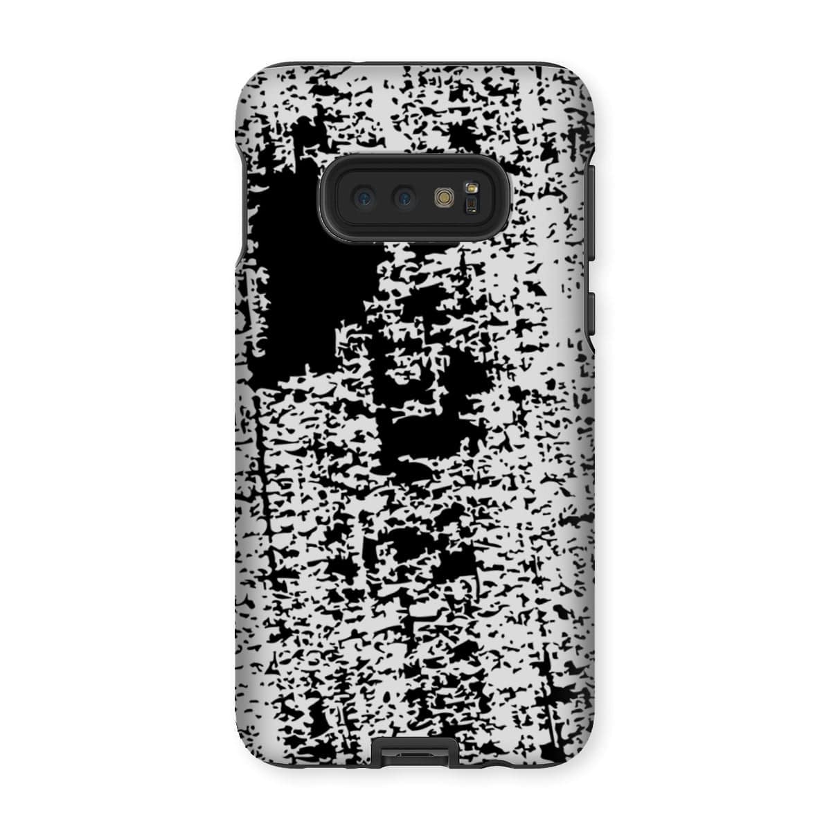 Casezest Mobile Phone Case for Samsung Galaxy S10E / Gloss Black Brushstroke Design