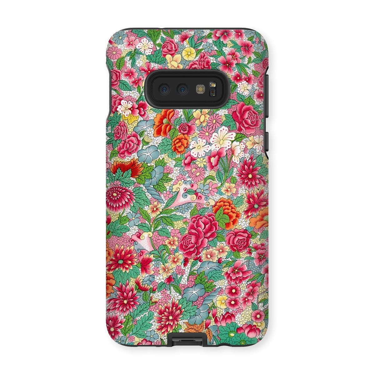 Casezest Mobile Phone Case for Samsung Galaxy S10E / Gloss Chinese Flower Pattern Design