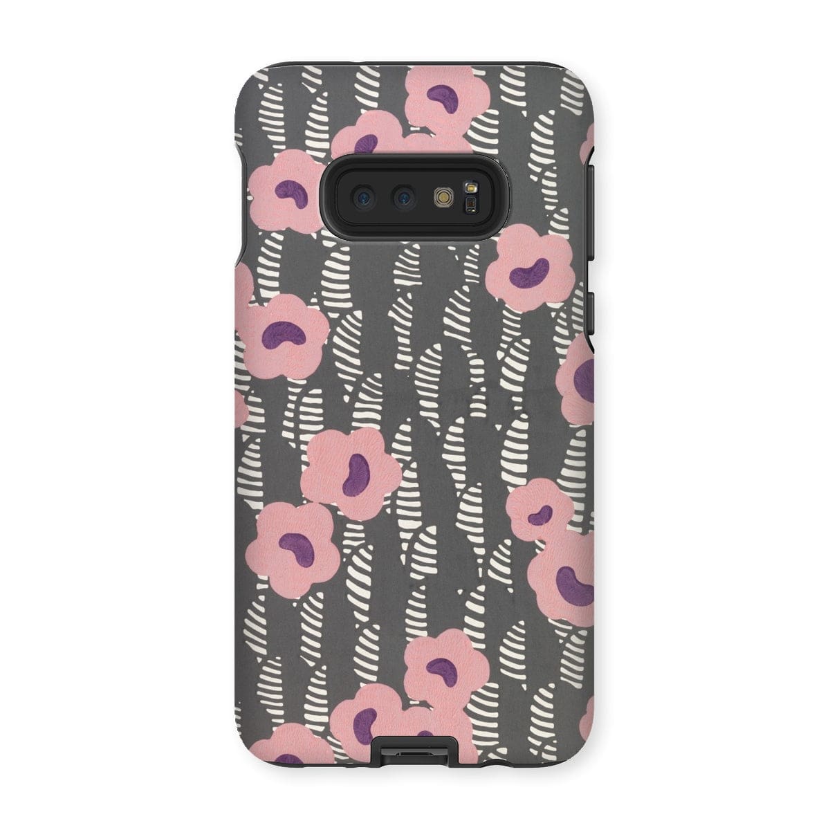 Casezest Mobile Phone Case for Samsung Galaxy S10E / Gloss Crevel Flower Sidewall Design