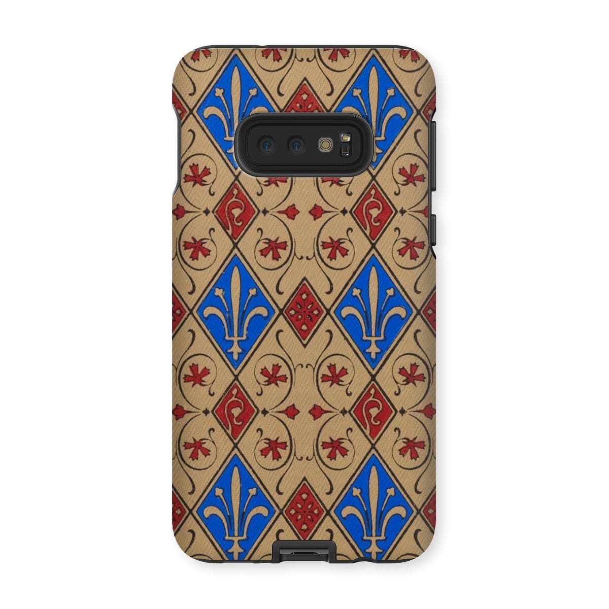 Casezest Mobile Phone Case for Samsung Galaxy S10E / Gloss Fleur Diamond Tile Design