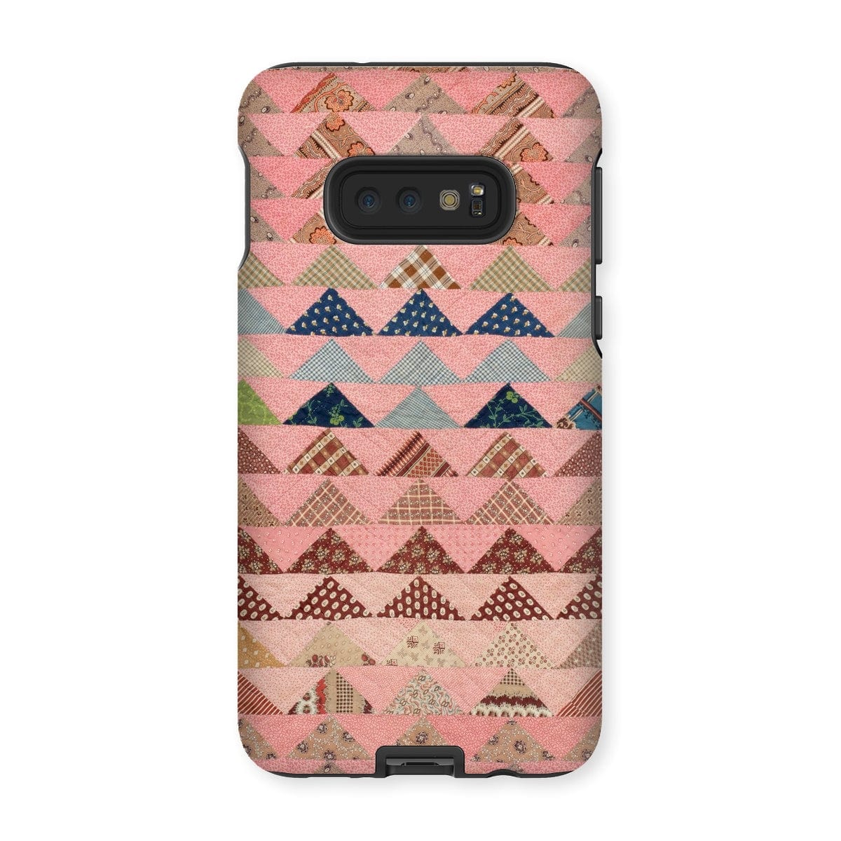 Casezest Mobile Phone Case for Samsung Galaxy S10E / Gloss Flying Geese Quilt Design