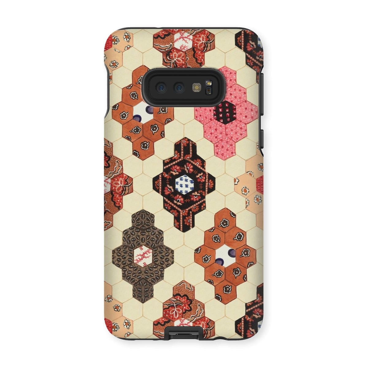 Casezest Mobile Phone Case for Samsung Galaxy S10E / Gloss Light Painted Quilt Design