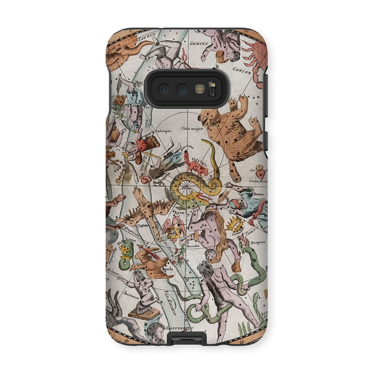 Casezest Mobile Phone Case for Samsung Galaxy S10E / Gloss Old Constellation Map Design