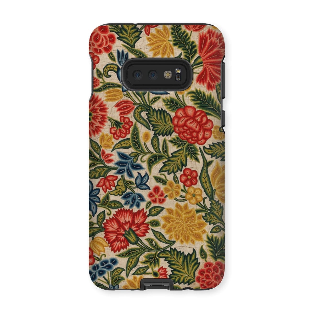 Casezest Mobile Phone Case for Samsung Galaxy S10E / Gloss Old Floral Panel Design