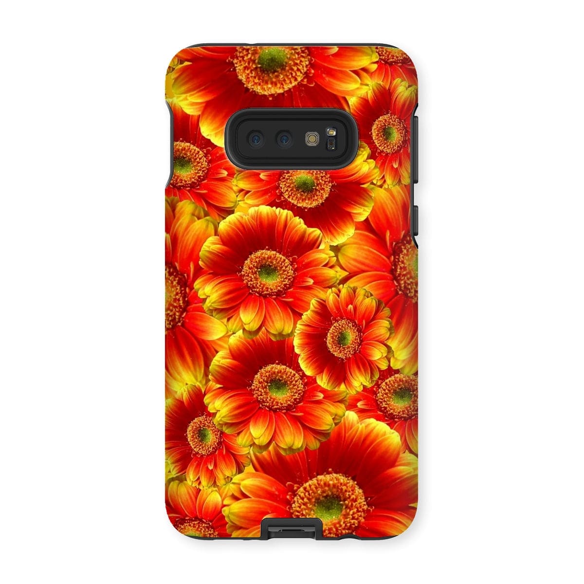 Casezest Mobile Phone Case for Samsung Galaxy S10E / Gloss Orange Gerbera Design