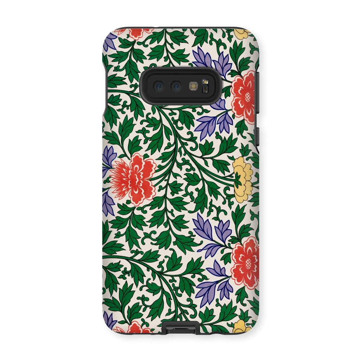 Casezest Mobile Phone Case for Samsung Galaxy S10E / Gloss Oriental Botanical Design