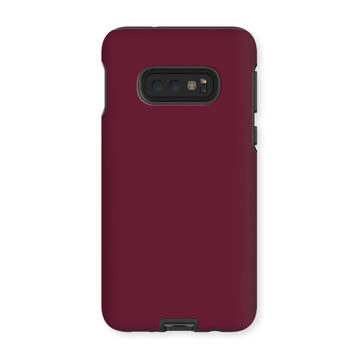 Casezest Mobile Phone Case for Samsung Galaxy S10E / Gloss Pure Dark Red Design