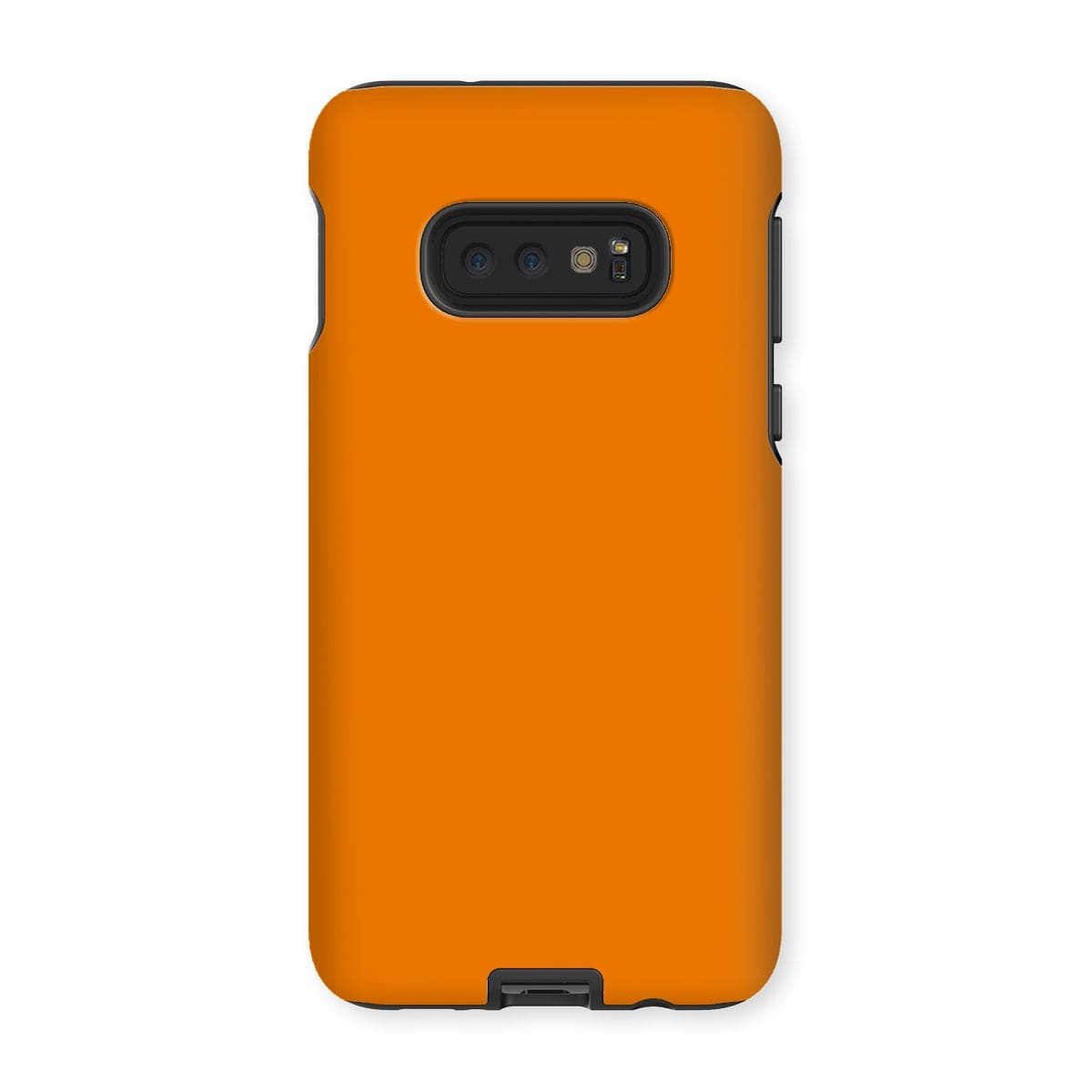 Casezest Mobile Phone Case for Samsung Galaxy S10E / Gloss Pure Orange Design