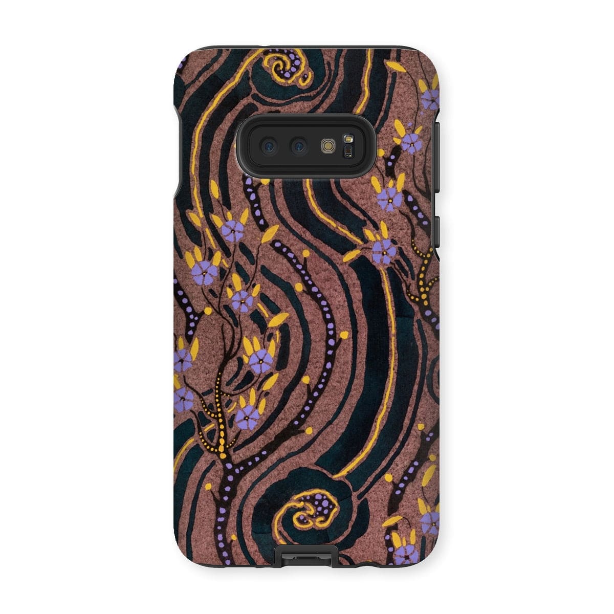 Casezest Mobile Phone Case for Samsung Galaxy S10E / Gloss Séguy Deco Flower Design