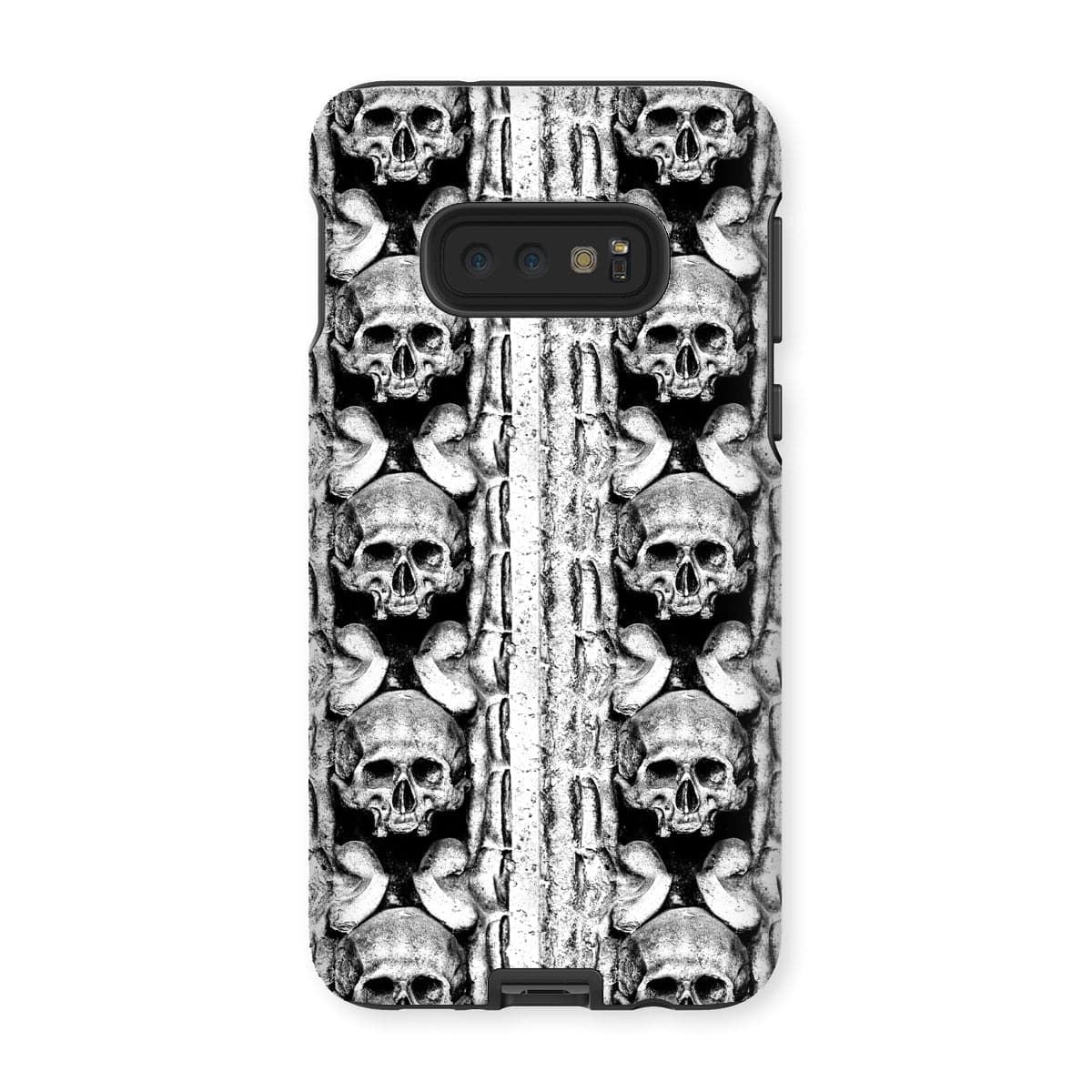 Casezest Mobile Phone Case for Samsung Galaxy S10E / Gloss Skull Row Design