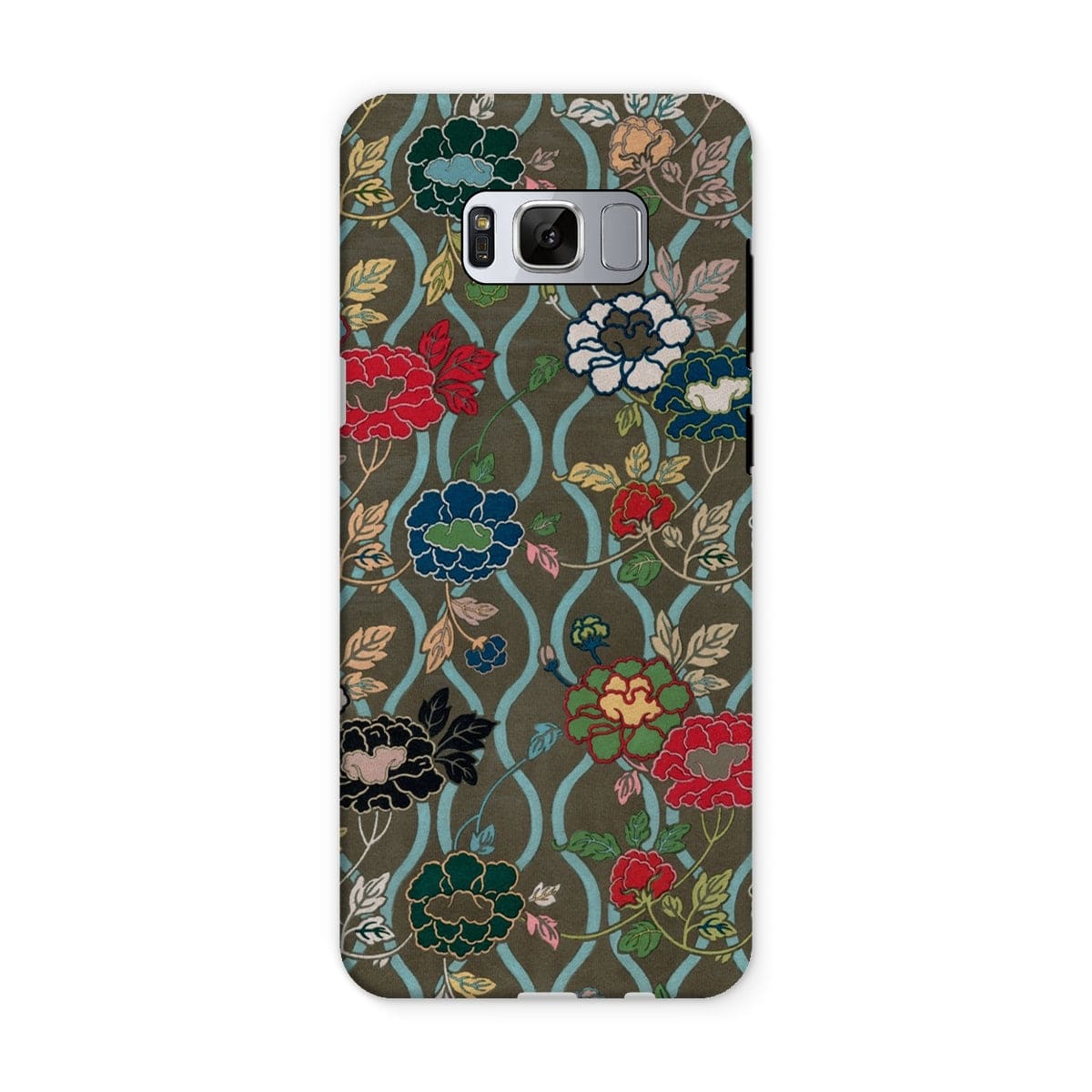 Casezest Mobile Phone Case for Samsung Galaxy S8 / Gloss Audsley Japanese Flower Wall Design