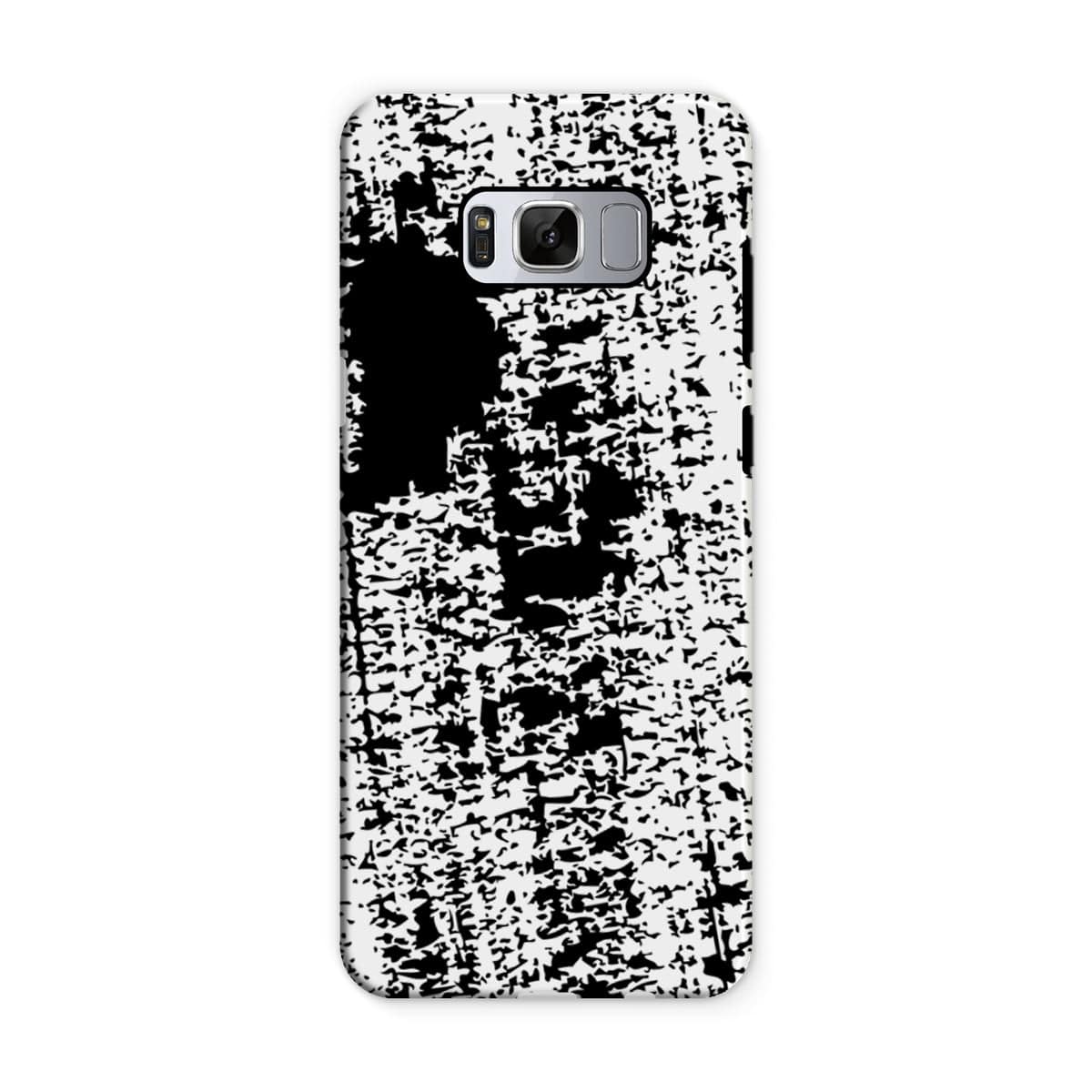 Casezest Mobile Phone Case for Samsung Galaxy S8 / Gloss Black Brushstroke Design