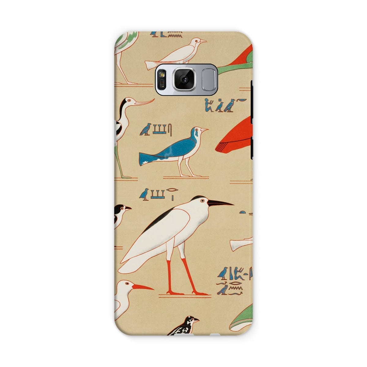 Casezest Mobile Phone Case for Samsung Galaxy S8 / Gloss Champollion Egyptian Birds Design