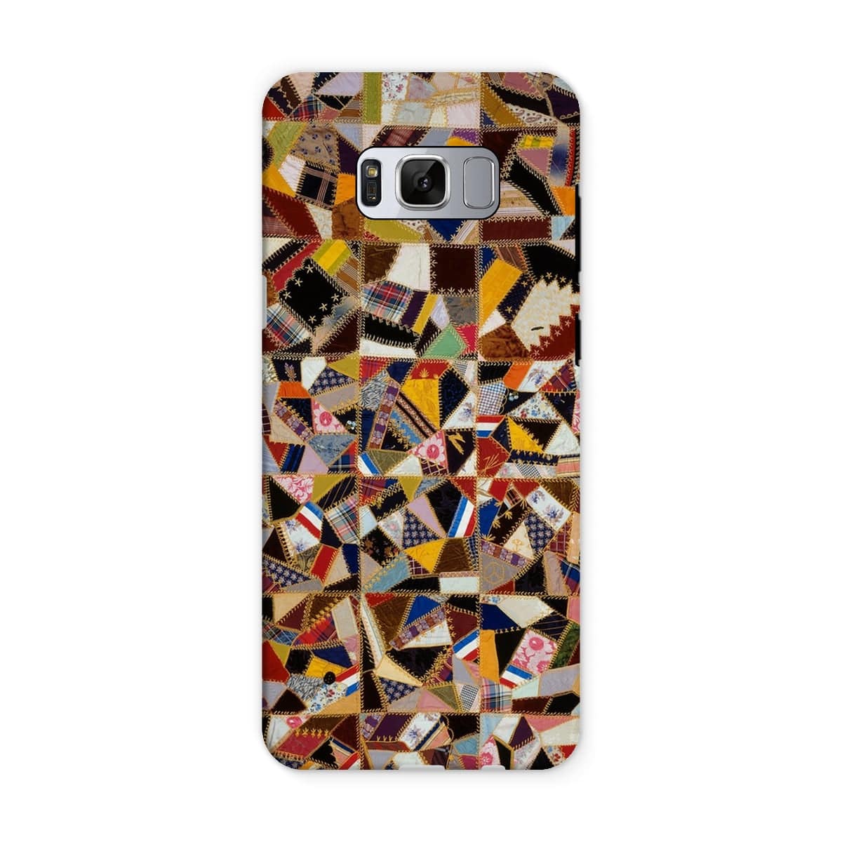 Casezest Mobile Phone Case for Samsung Galaxy S8 / Gloss Crazy Pattern Quilt Design