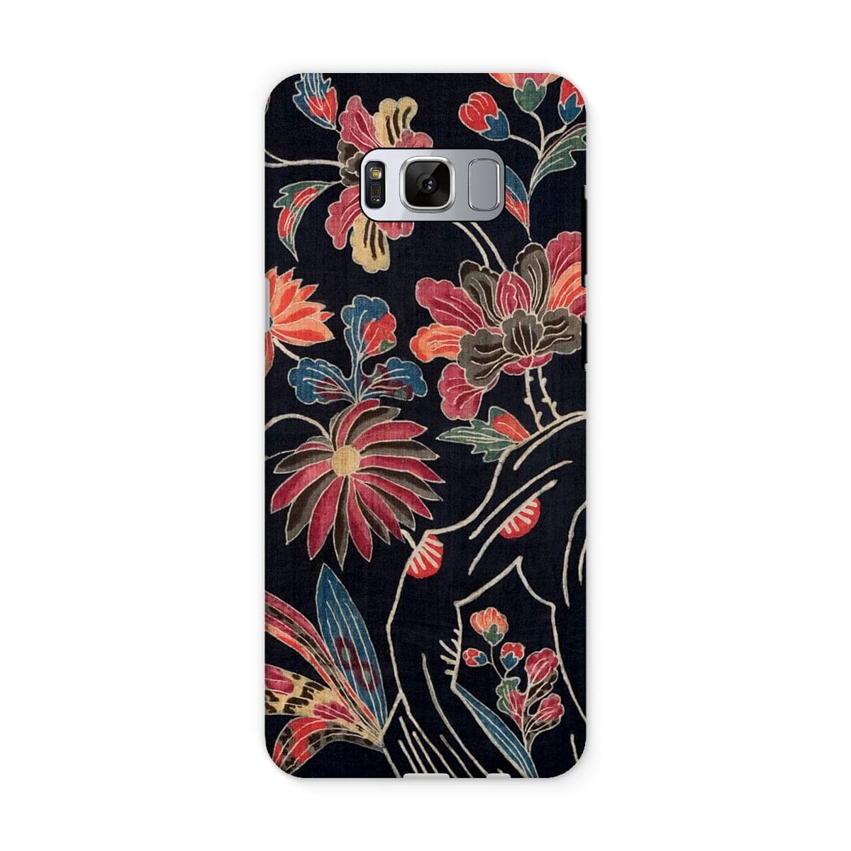 Casezest Mobile Phone Case for Samsung Galaxy S8 / Gloss Dark Floral Uchikui Design