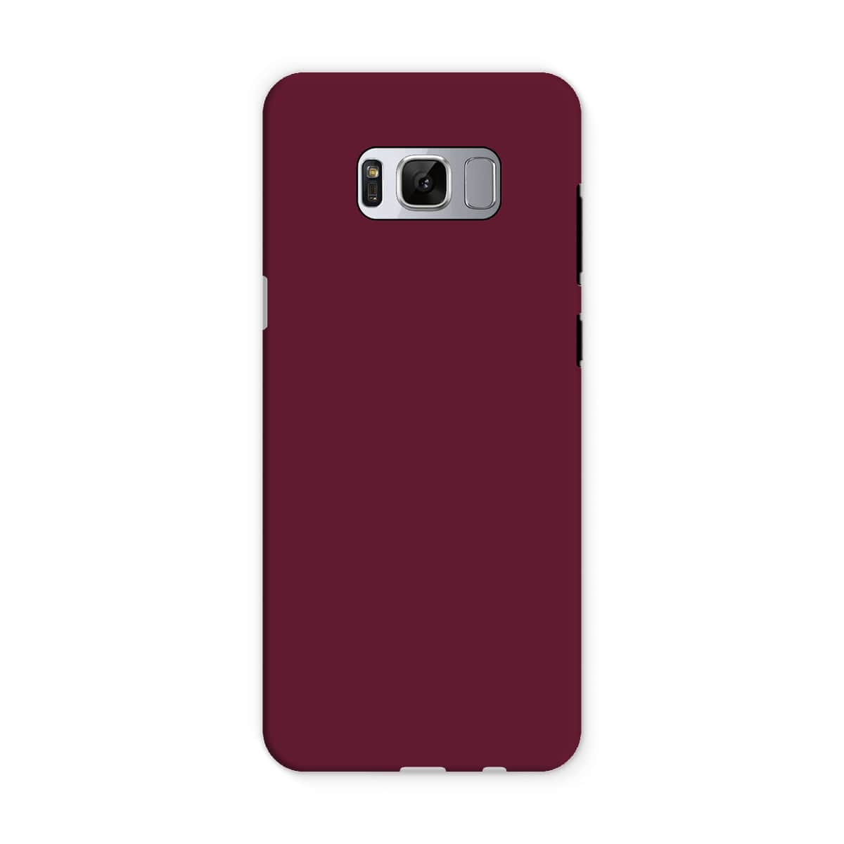 Casezest Mobile Phone Case for Samsung Galaxy S8 / Gloss Pure Dark Red Design