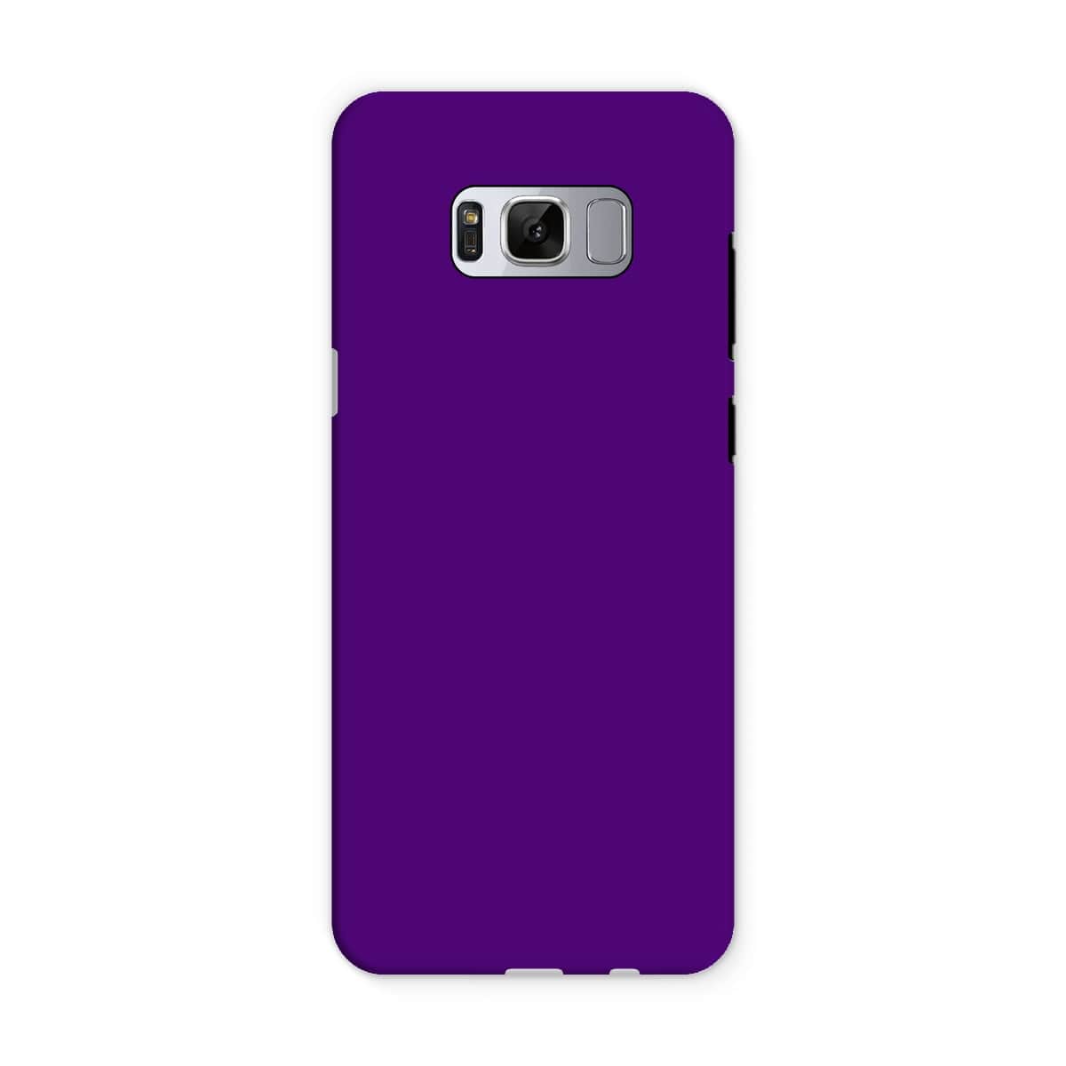 Casezest Mobile Phone Case for Samsung Galaxy S8 / Gloss Pure Mid Purple Design