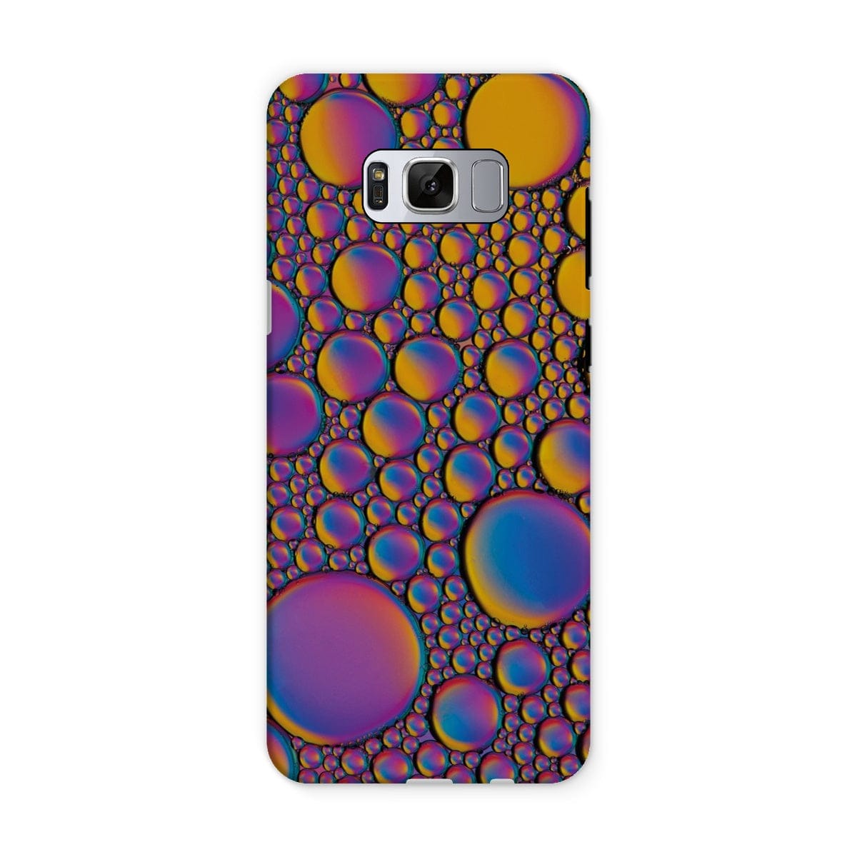 Casezest Mobile Phone Case for Samsung Galaxy S8 / Gloss Purple Gold Bubble Design