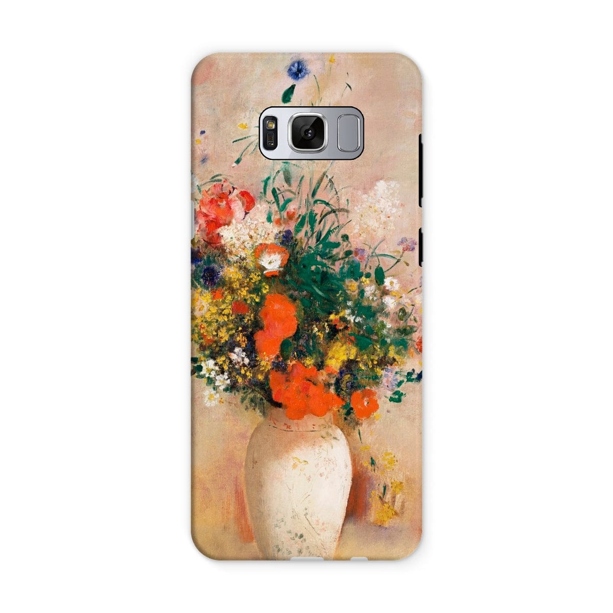 Casezest Mobile Phone Case for Samsung Galaxy S8 / Gloss Redon Vase of Flowers Design