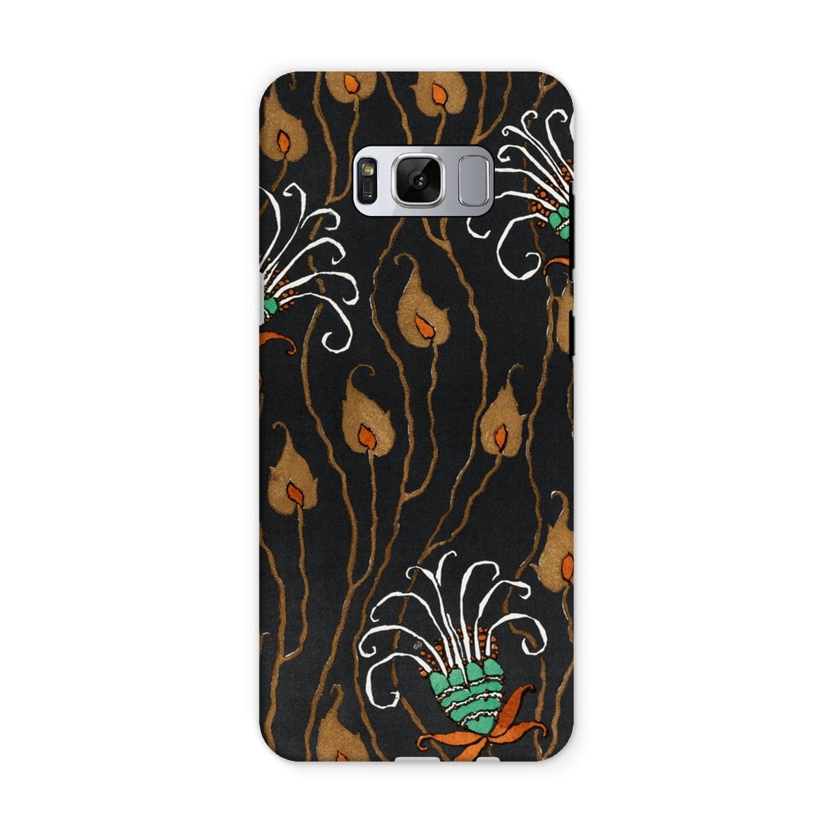 Casezest Mobile Phone Case for Samsung Galaxy S8 / Gloss Séguy Dark Deco Flower Design