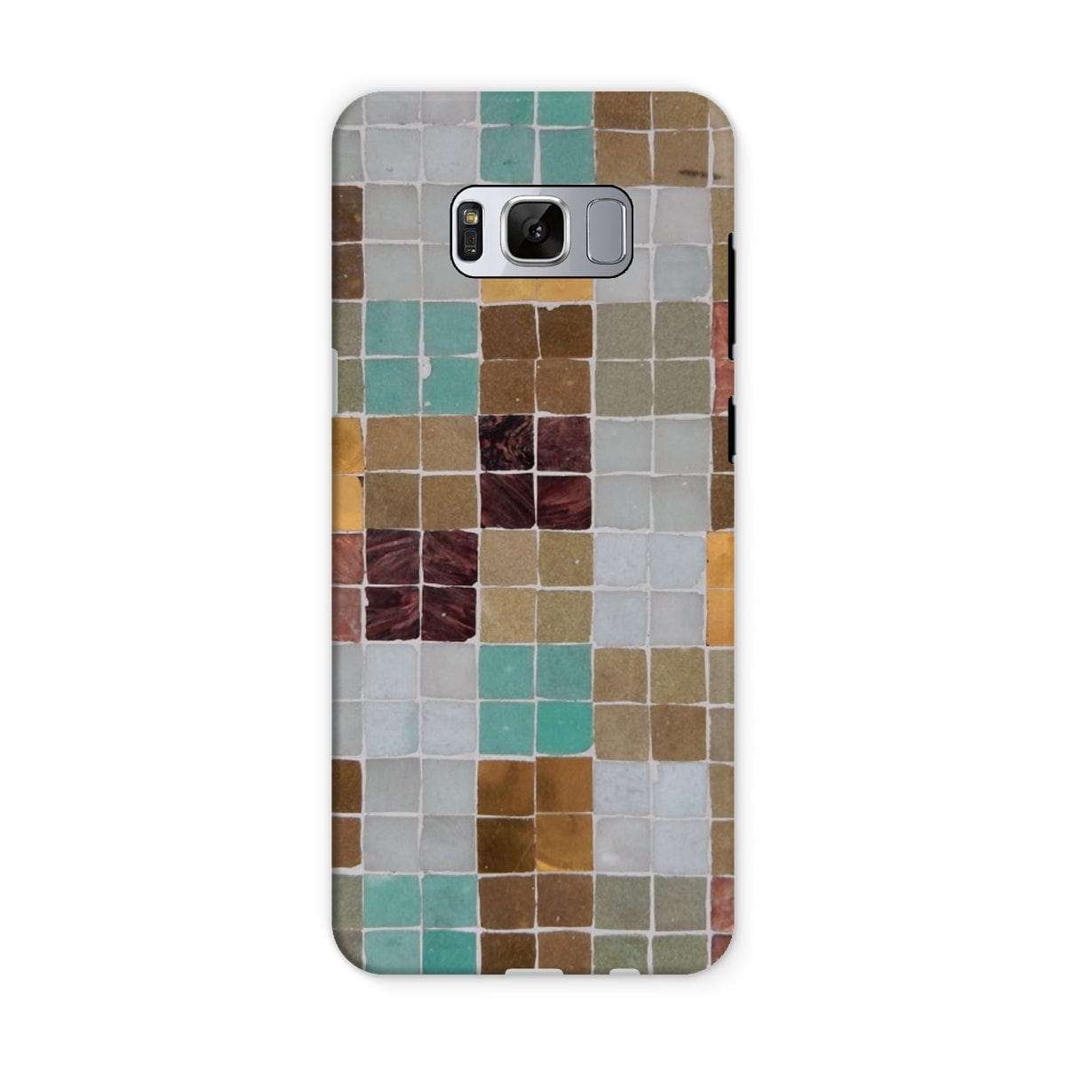 Casezest Mobile Phone Case for Samsung Galaxy S8 / Gloss Soft Mosaic Tile Design