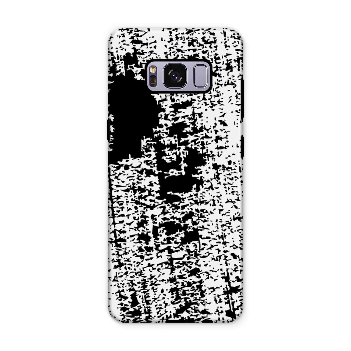 Casezest Mobile Phone Case for Samsung Galaxy S8 Plus / Gloss Black Brushstroke Design