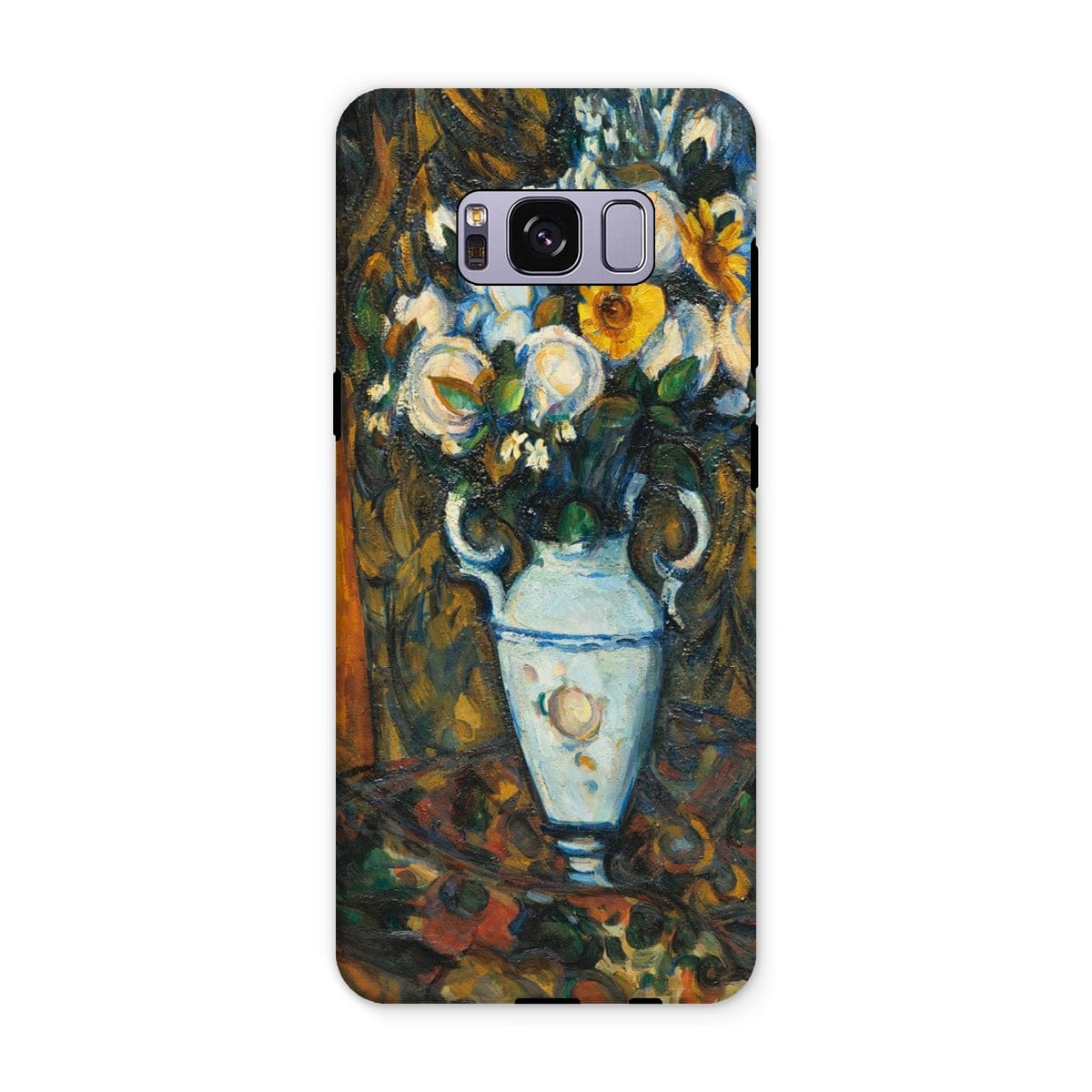 Casezest Mobile Phone Case for Samsung Galaxy S8 Plus / Gloss Cézanne Vase of Flowers Design