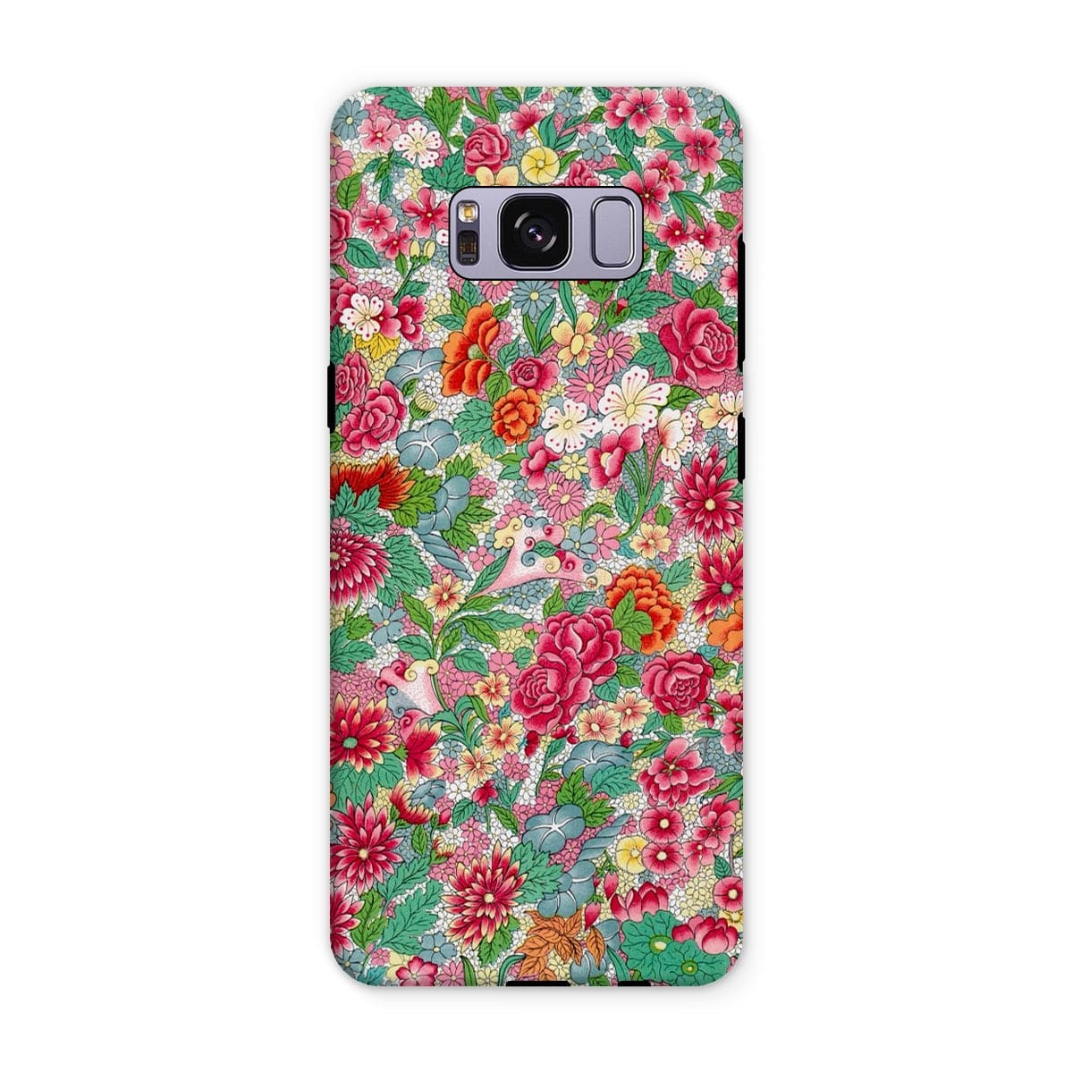 Casezest Mobile Phone Case for Samsung Galaxy S8 Plus / Gloss Chinese Flower Pattern Design