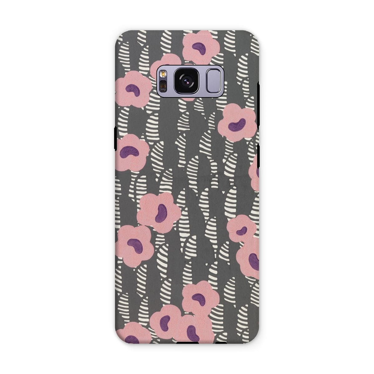 Casezest Mobile Phone Case for Samsung Galaxy S8 Plus / Gloss Crevel Flower Sidewall Design