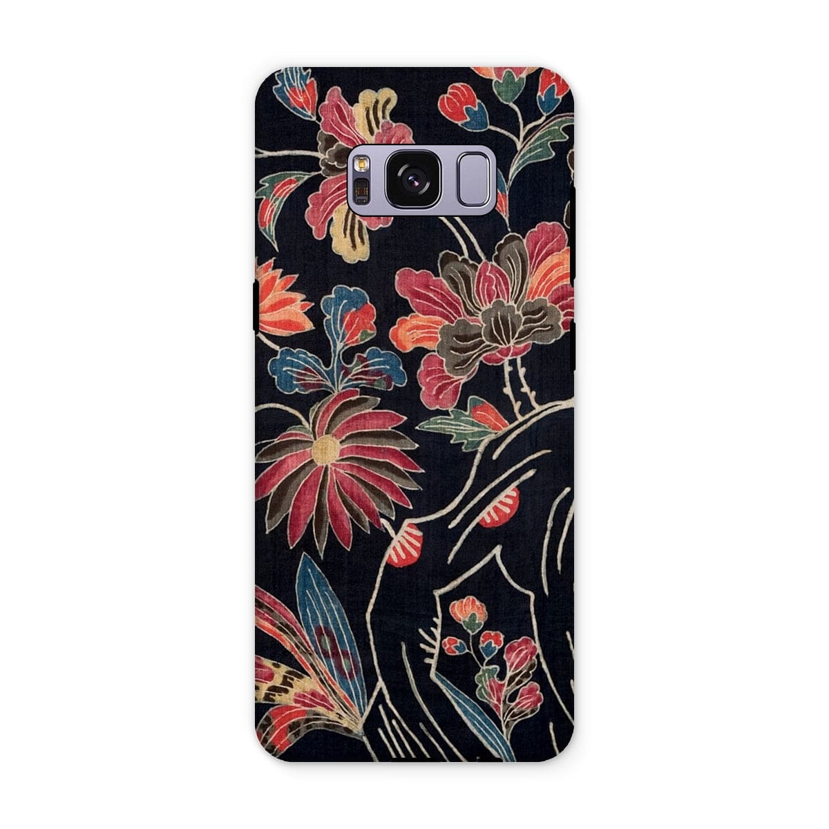 Casezest Mobile Phone Case for Samsung Galaxy S8 Plus / Gloss Dark Floral Uchikui Design