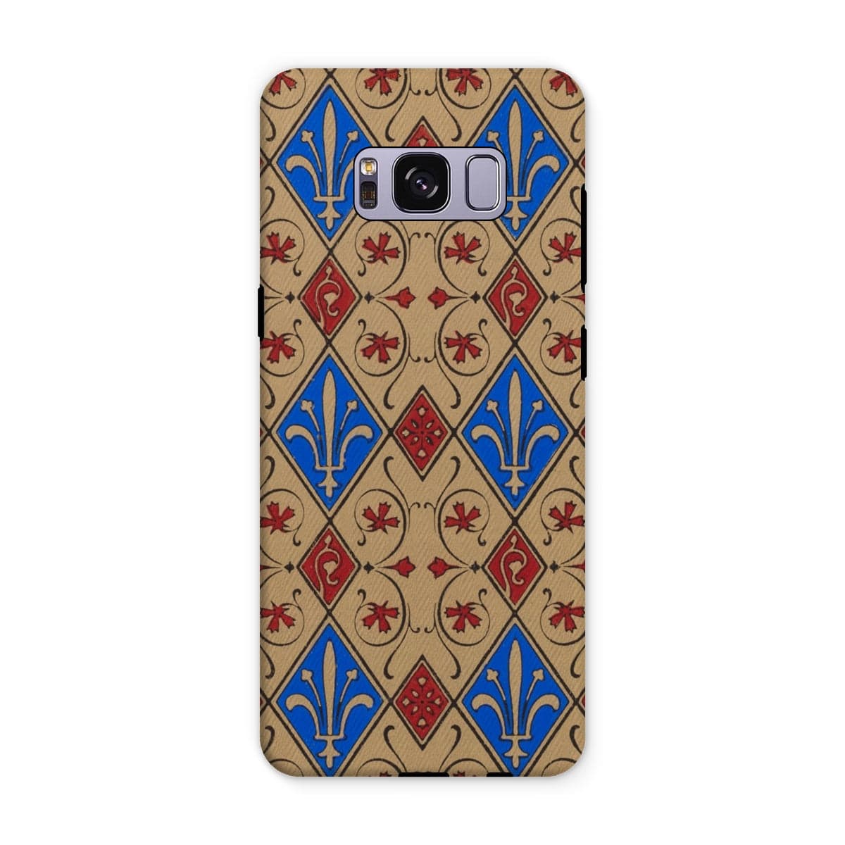 Casezest Mobile Phone Case for Samsung Galaxy S8 Plus / Gloss Fleur Diamond Tile Design