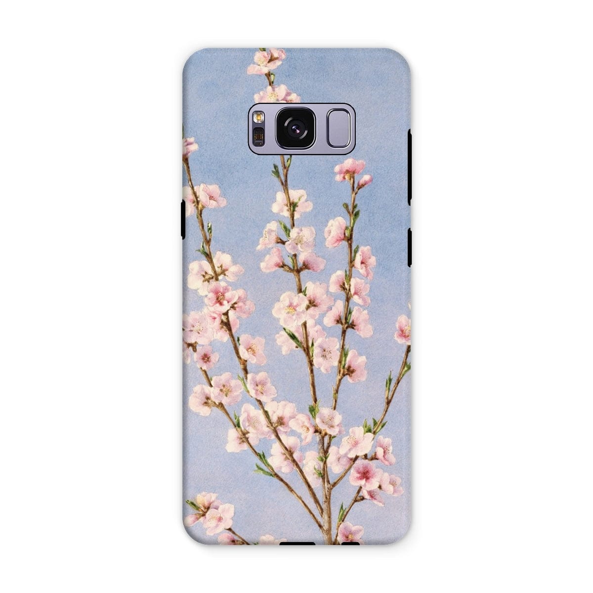 Casezest Mobile Phone Case for Samsung Galaxy S8 Plus / Gloss Hill Peach Blossoms Design