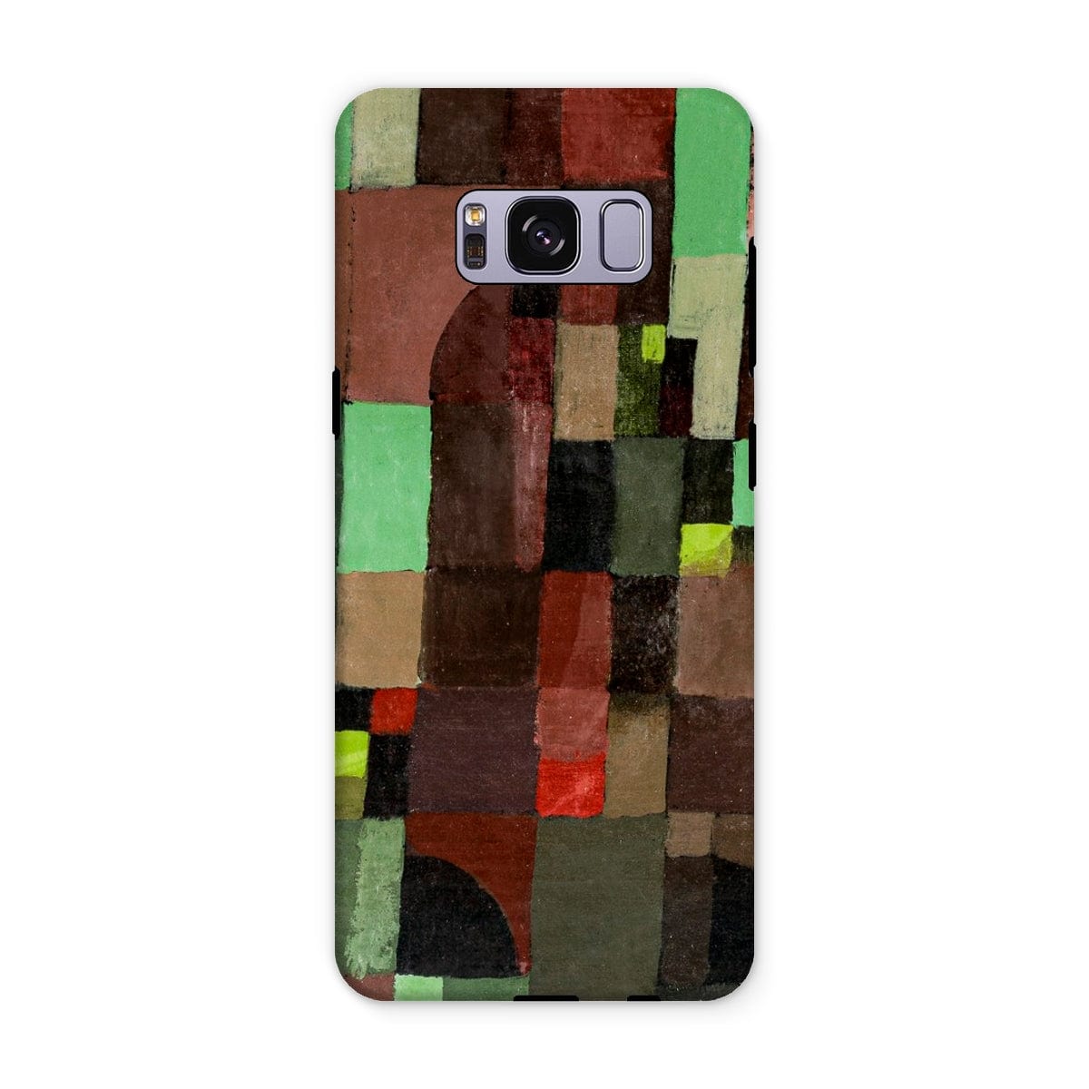 Casezest Mobile Phone Case for Samsung Galaxy S8 Plus / Gloss Klee Red and Green Design