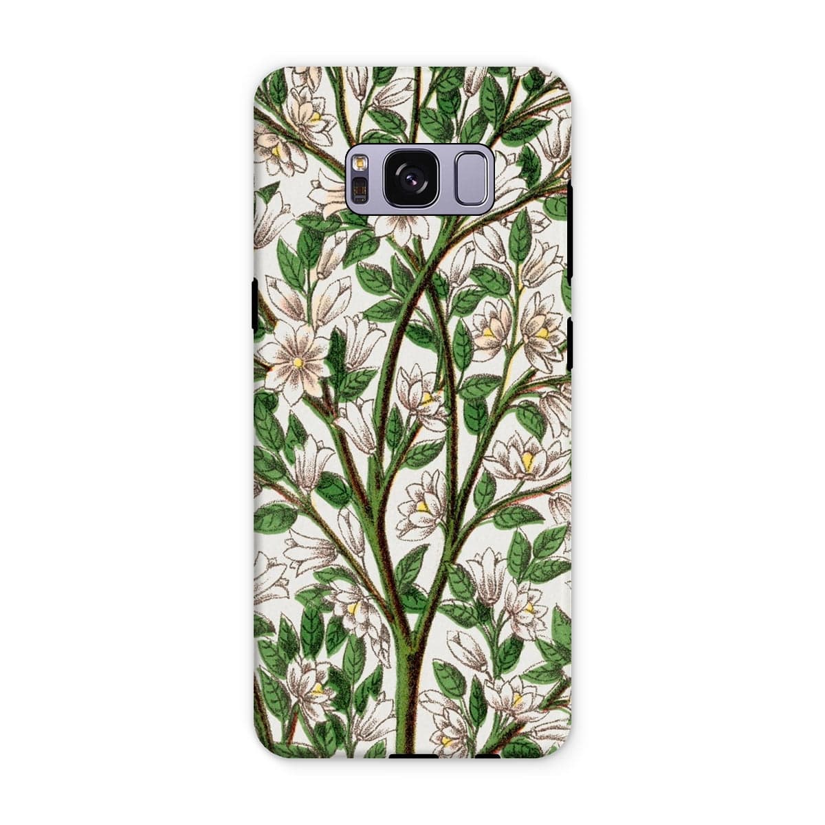 Casezest Mobile Phone Case for Samsung Galaxy S8 Plus / Gloss Magnolia Lithograph Design