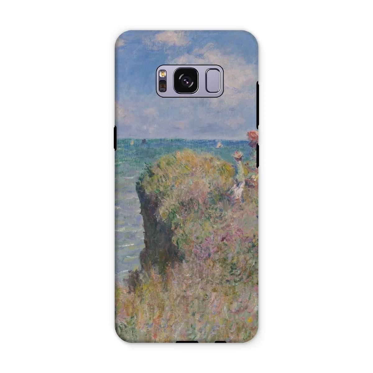 Casezest Mobile Phone Case for Samsung Galaxy S8 Plus / Gloss Monet Cliff Walk at Pourville Design