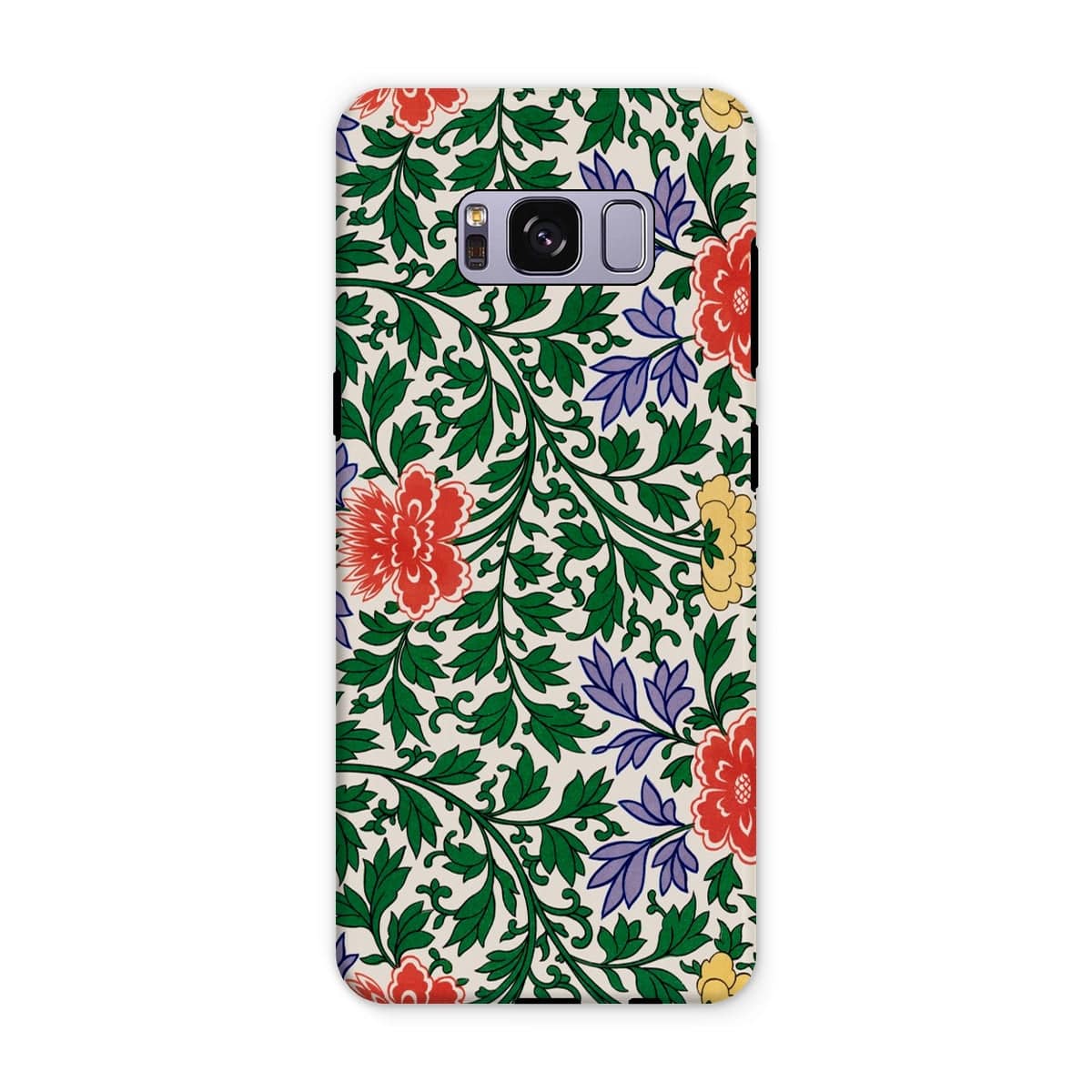 Casezest Mobile Phone Case for Samsung Galaxy S8 Plus / Gloss Oriental Botanical Design