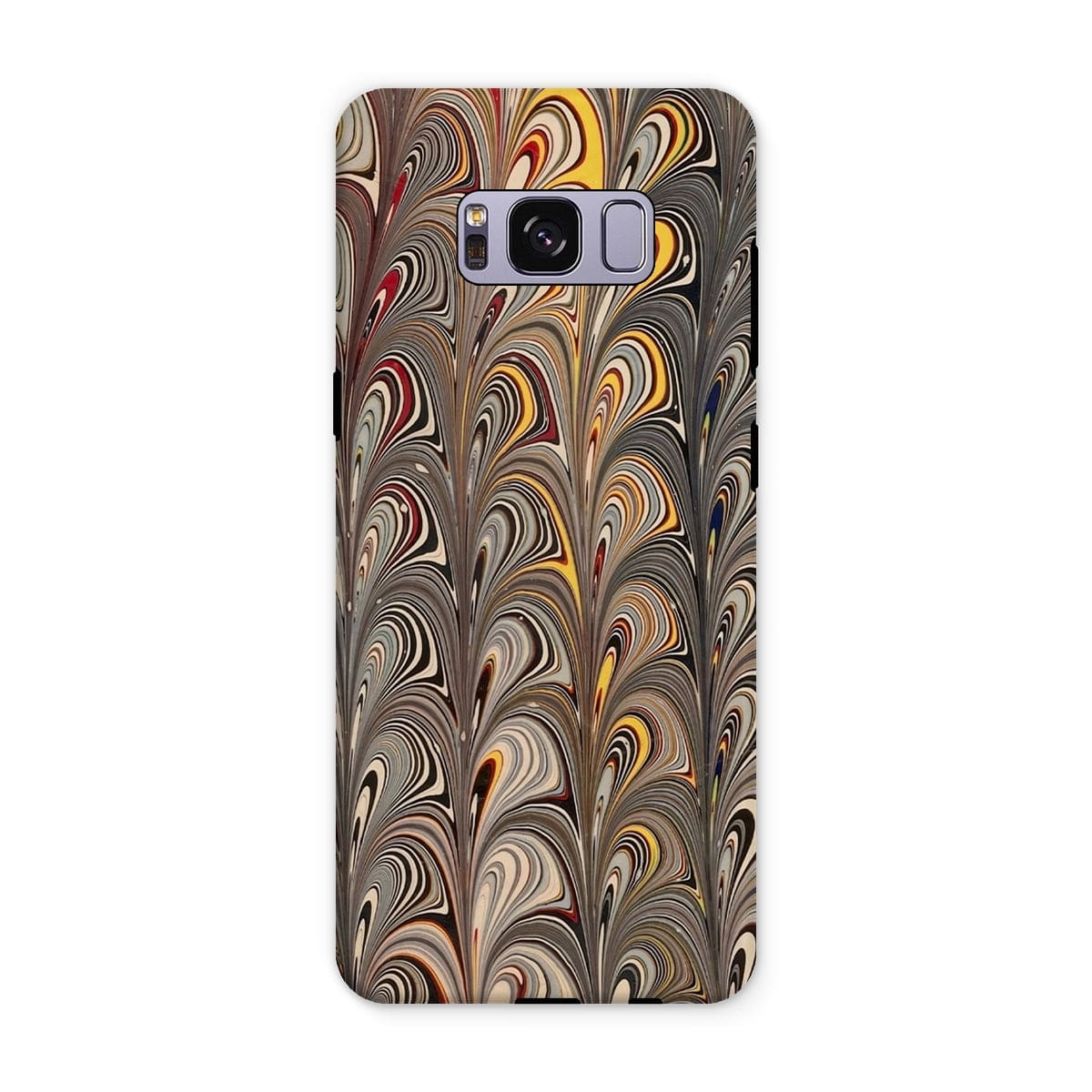 Casezest Mobile Phone Case for Samsung Galaxy S8 Plus / Gloss Peacock Marble Design