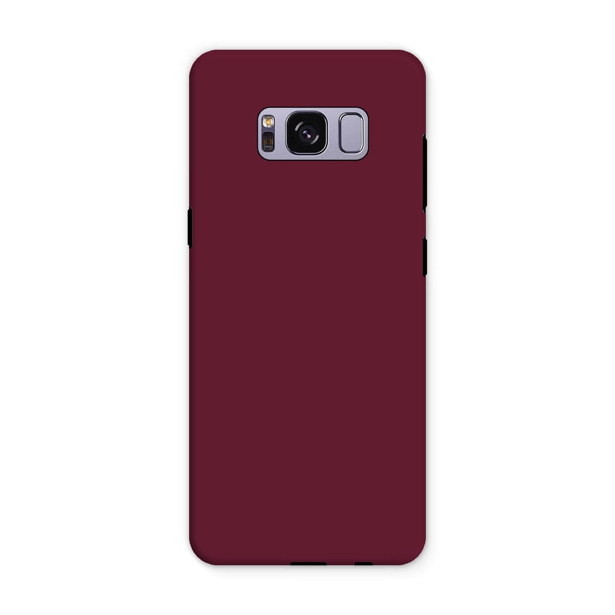 Casezest Mobile Phone Case for Samsung Galaxy S8 Plus / Gloss Pure Dark Red Design